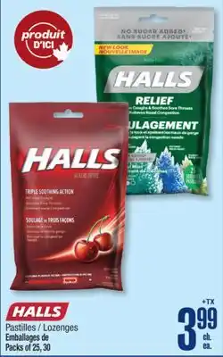 Jean Coutu HALLS Lozenges offer