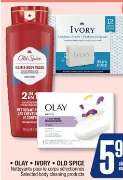 Jean Coutu OLAY, IVORY, OLD SPICE Selected body cleaning products offer