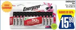 Jean Coutu ENERGIZER Max Batteries offer