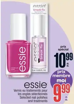 Jean Coutu ESSIE Selected nail polishes and treatments offer