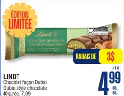 Jean Coutu LINDT Dubai style chocolate offer