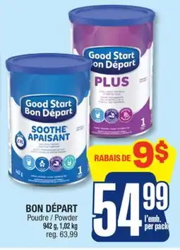 Jean Coutu BON DÉPART Powder offer