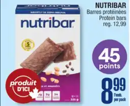 Jean Coutu NUTRIBAR Protein bars offer