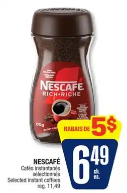 Jean Coutu NESCAFÉ Selected instant coffees offer