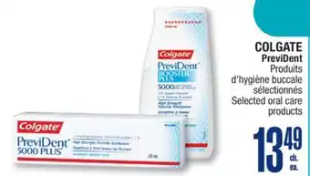 Jean Coutu COLGATE PreviDent Selected oral care products offer