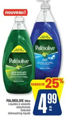 Jean Coutu PALMOLIVE Ultra Selected dishwashing liquids offer