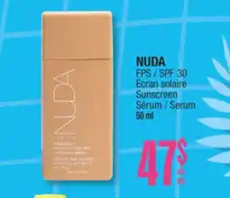 Jean Coutu NUDA SPF 30 Sunscreen Serum offer