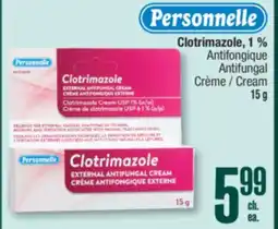Jean Coutu PERSONNELLE Clotrimazole, 1% Antifungal Cream offer
