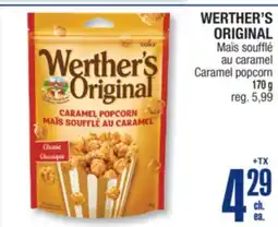 Jean Coutu WERTHER'S ORIGINAL Caramel popcorn offer