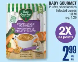Jean Coutu BABY GOURMET Selected purees offer