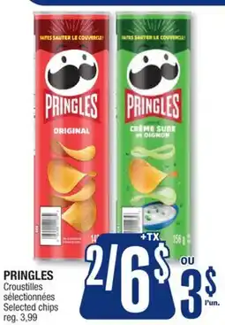 Jean Coutu PRINGLES Selected chips offer