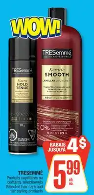 Jean Coutu TRESEMMÉ Selected hair care and hair styling products offer