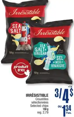 Jean Coutu IRRÉSISTIBLE Selected chips offer