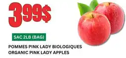Marches Tau POMMES PINK LADY BIOLOGIQUES offer