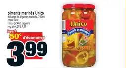 Super C piments marinés Unico | Unico pickled peppers offer
