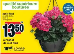 Super C panier fleuri | blooming basket offer