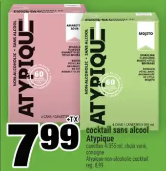 Super C cocktail sans alcool Atypique | Atypique non-alcoholic cocktail offer