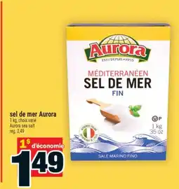Super C sel de mer Aurora | Aurora sea salt offer