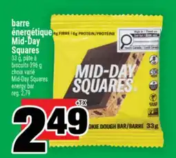 Super C barre énergétique Mid-Day Squares | Mid-DaySquares energy bar offer
