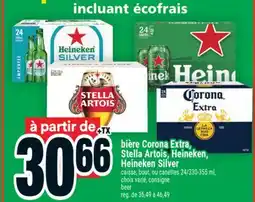 Super C bière CoronaExtra, Stella Artois, Heineken, Heineken Silver | beer offer