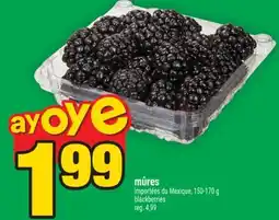 Super C mûres | blackberries offer