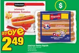 Super C saucisses fumées Hygrade | Hygrade wieners offer