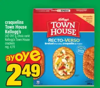 Super C craquelins Town House Kellogg's | Kellogg's TownHouse crackers offer