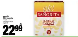 Super C sangria Olé!Sangrita | Olé!Sangrita sangria offer
