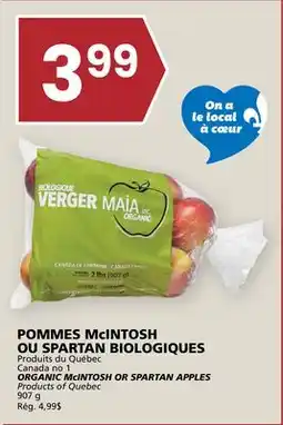 Rachelle-Bery Grocery ORGANIC McINTOSH OR SPARTAN APPLES offer