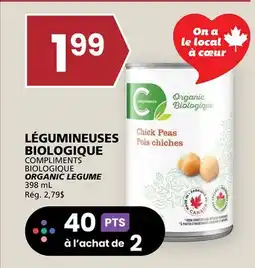 Rachelle-Bery Grocery COMPLIMENTS BIOLOGIQUE ORGANIC LEGUME offer