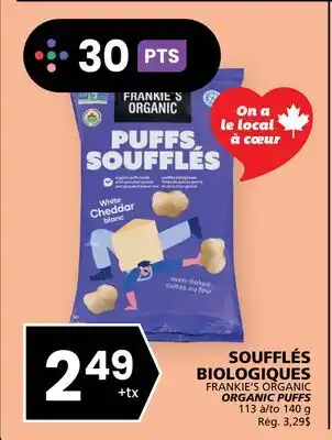 Rachelle-Bery Grocery FRANKIE'S ORGANIC ORGANIC PUFFS offer
