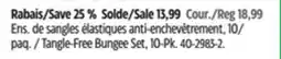 Canadian Tire Certified Tangle-Free Bungee Set offer