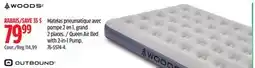 Canadian Tire Queen Air Bed with 2-in-1 Pump offer