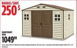 Canadian Tire Duramax Vinyl Resin Garden Shed, 10.5´ x 8´ offer