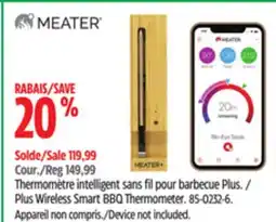 Canadian Tire Meater Plus Wireless Smart BBQ Thermometer offer