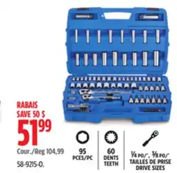 Canadian Tire Mastercraft Socket Set offer