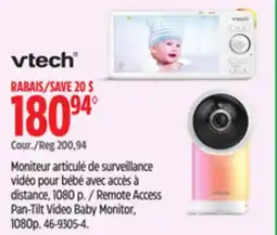 Canadian Tire Remote Access Pan-Tilt Video Baby Monitor, 1080p offer