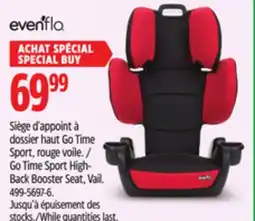 Canadian Tire Evenflo Back Booster Seat, Vail offer