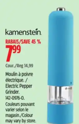 Canadian Tire Electric Pepper Grinder offer