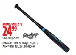 Canadian Tire Alloy T-Ball Bat, 25˝ offer