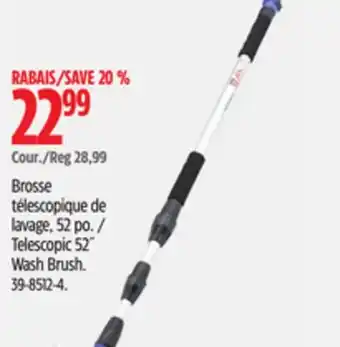 Canadian Tire Telescopic 52˝ Wash Brush offer