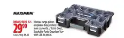 Canadian Tire MAXIMUM Extra Deep, Stackable Parts Organizer Tray with Lid offer