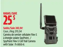 Canadian Tire SpyPoint Flex-S Cell Trail Camera with Solar offer