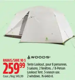 Canadian Tire Woods 8-Person Lookout Tent offer