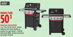 Canadian Tire Weber Selected Spirit Series BBQs offer
