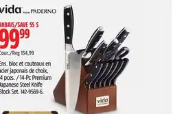 Canadian Tire Vida By Paderno 14-Pc Premium Japanese Steel Knife offer