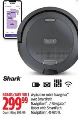 Canadian Tire Shark Navigator Robot with SmartPath Navigation offer