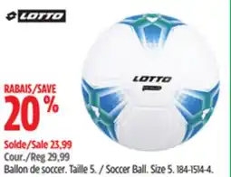 Canadian Tire Soccer Ball offer