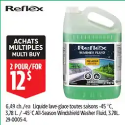 Canadian Tire Reflex -45°C All-Season Windshield Washer Fluid offer