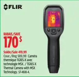 Canadian Tire Flir TG165-X Thermal Camera with MSX Technology offer